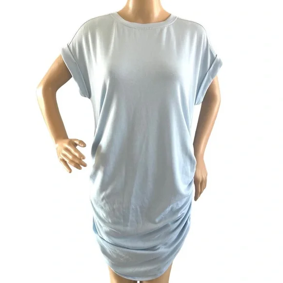 Cupio Dresses Cupio Blush Tshirt Dress Ruched Side Poshmark